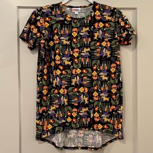 LuLaRoe Animals Print Tunic Tee Shirt